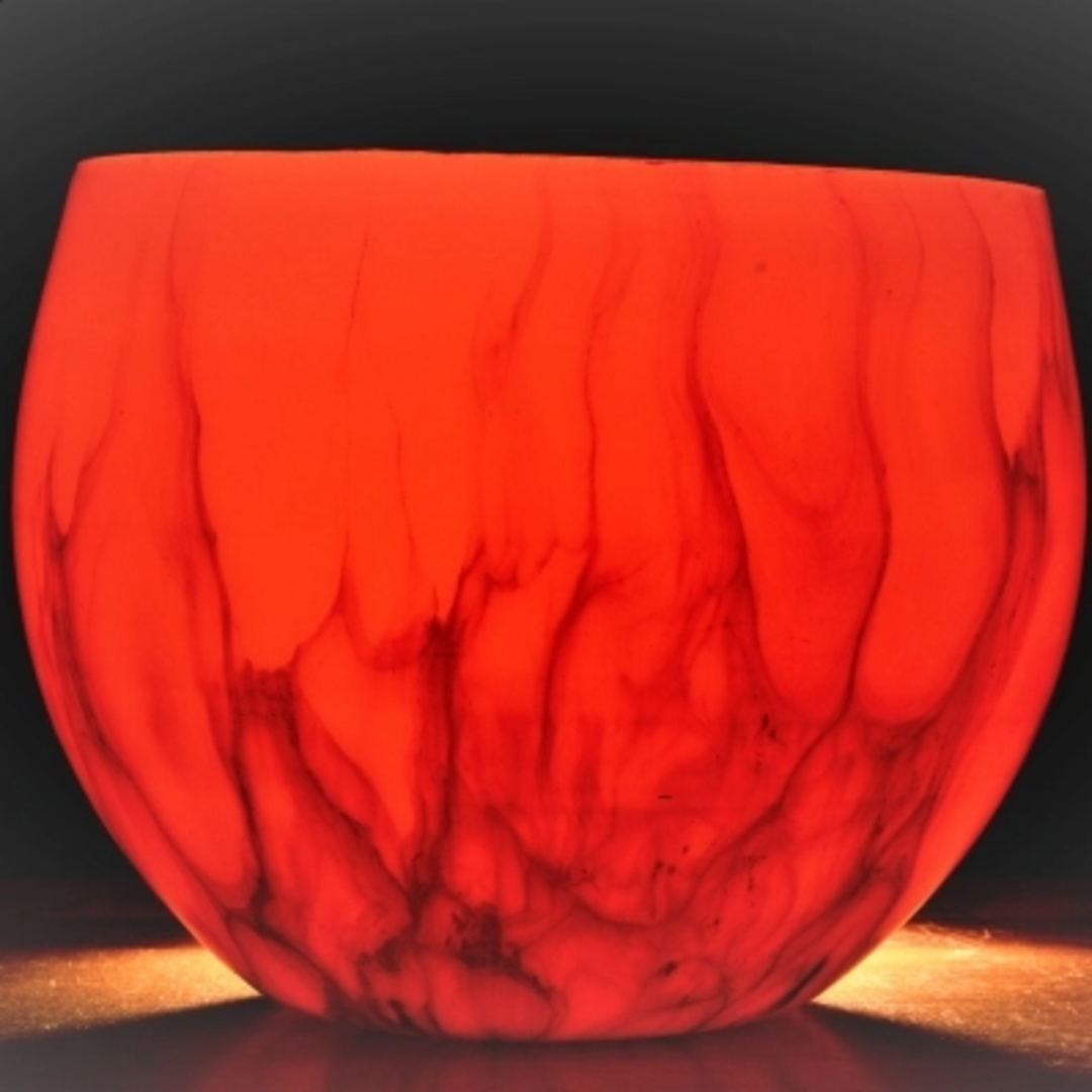 Red Beeswax Luminaries image 1